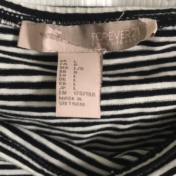 Forever 21 Off Shoulder Striped Bodysuit - Picture 5 of 6